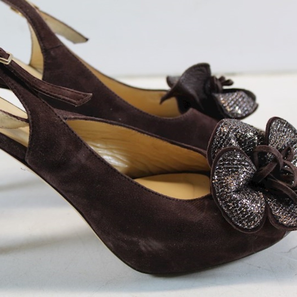KATE SPADE SHOES - BROWN SUEDE - SIZE 9